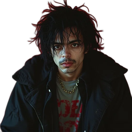 jacket, face, hair, animal transparent PNG cut-out