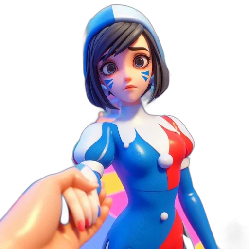 dress, face, robot, staff transparent PNG cut-out
