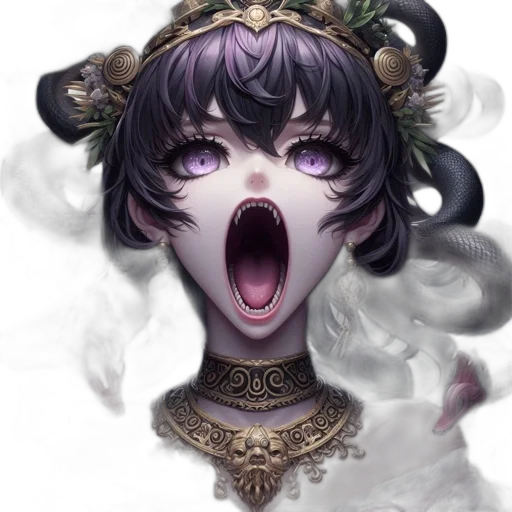 face, mask, creature, crown transparent PNG cut-out