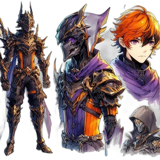 sword, mask, concept art, fantasy art transparent PNG cut-out