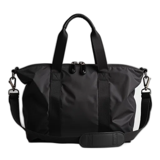 3d render, thom, bag, black transparent PNG cut-out