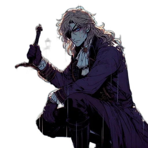 staff, weapon, sword, jacket transparent PNG cut-out