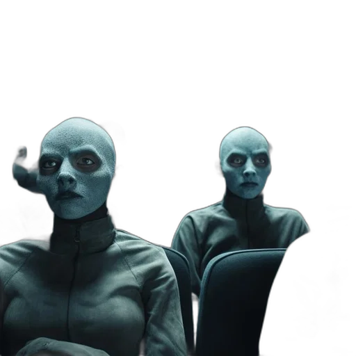 mask, robot, face, concept art transparent PNG cut-out