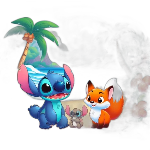 concept art, fantasy art, vaporwave, pixel art transparent PNG cut-out