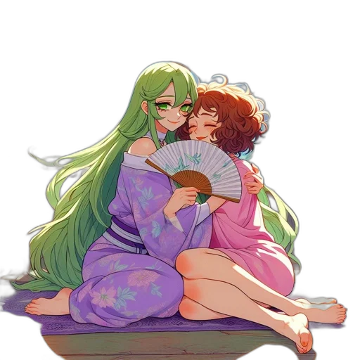 pixel art, watercolor, anime, concept art transparent PNG cut-out