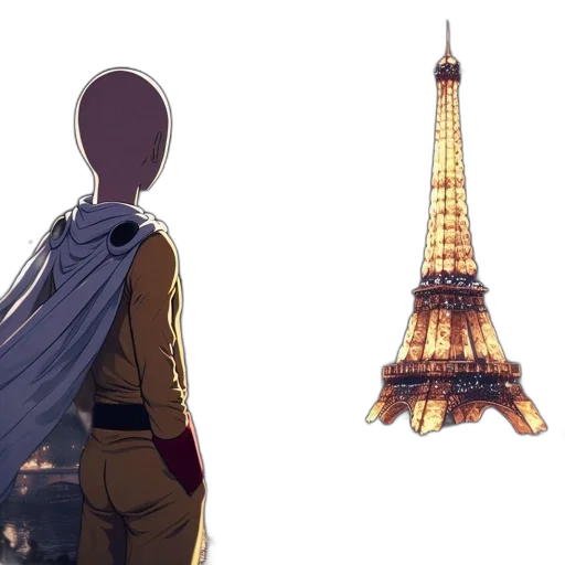 jacket, sword, umbrella, staff transparent PNG cut-out