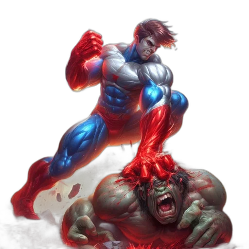 comic book art, concept art, fantasy art, photorealistic transparent PNG cut-out