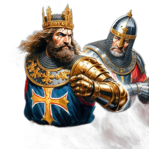 crown, sword, fantasy art, concept art transparent PNG cut-out