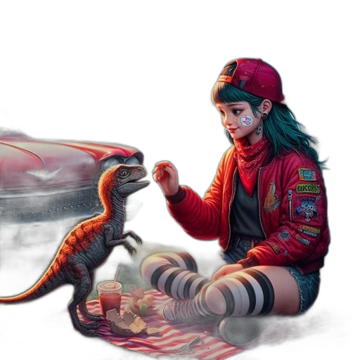 creature, dragon, car, animal transparent PNG cut-out