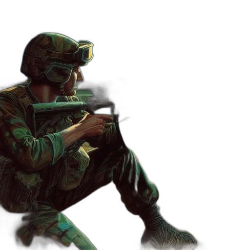 weapon, robot, staff, concept art transparent PNG cut-out