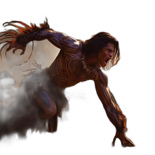 creature, dragon, hair, concept art transparent PNG cut-out