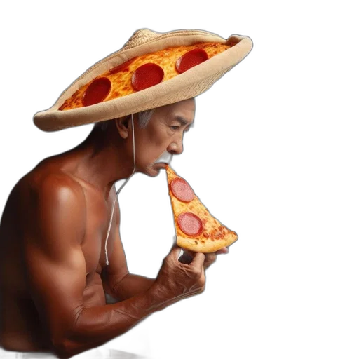 hat, food, umbrella, face transparent PNG cut-out