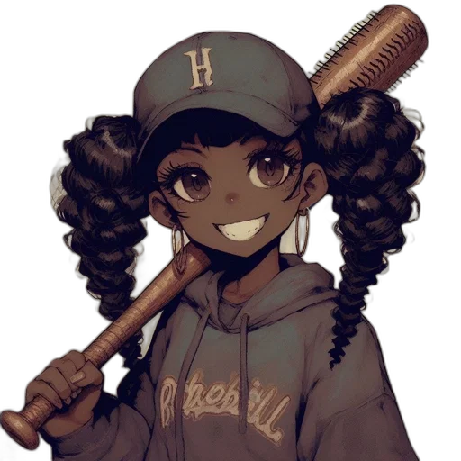 staff, weapon, hat, hair transparent PNG cut-out