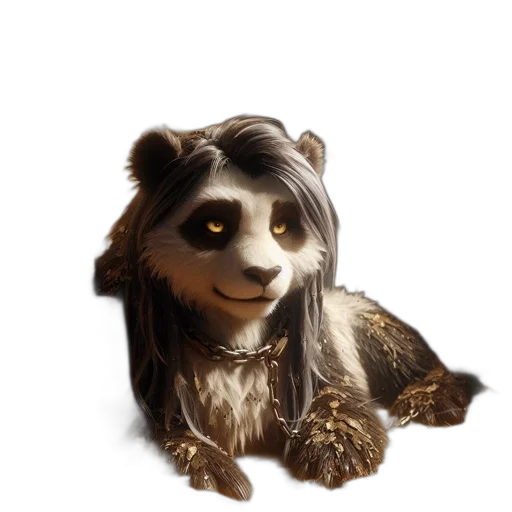 animal, creature, staff, face transparent PNG cut-out