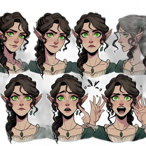 concept art, fantasy art, pixel art, comic book art transparent PNG cut-out