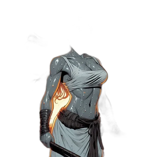 dress, dragon, jacket, mask transparent PNG cut-out
