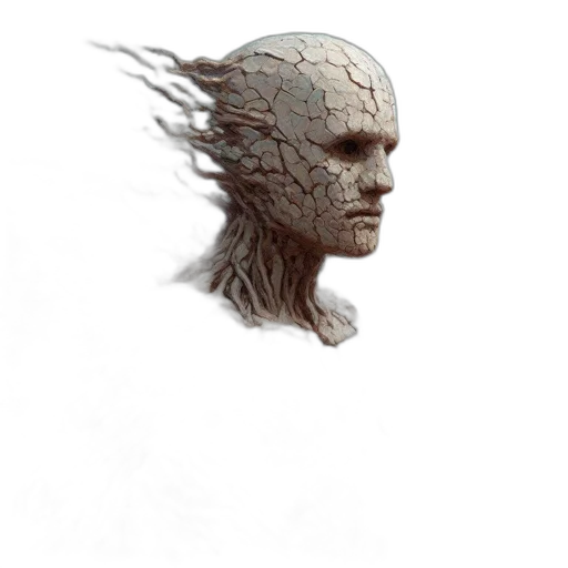 face, creature, hair, mask transparent PNG cut-out