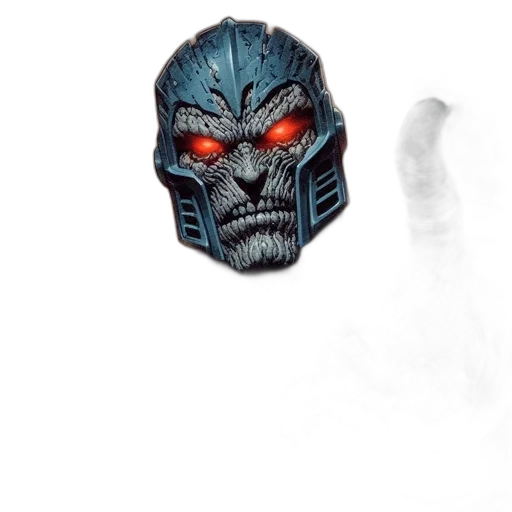 mask, face, robot, creature transparent PNG cut-out