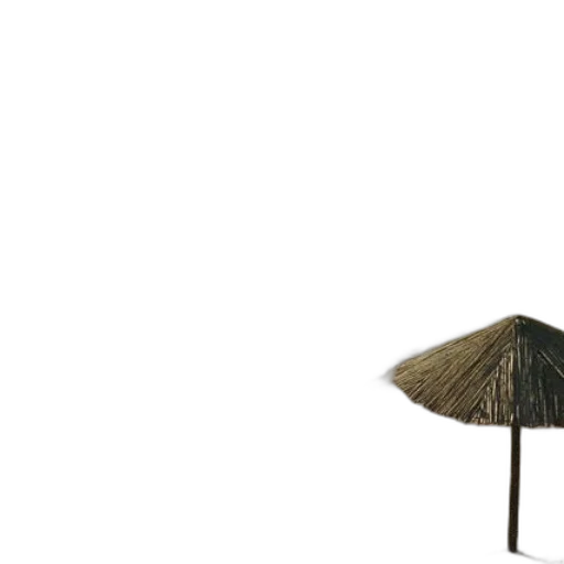 umbrella, hat, staff, furniture transparent PNG cut-out