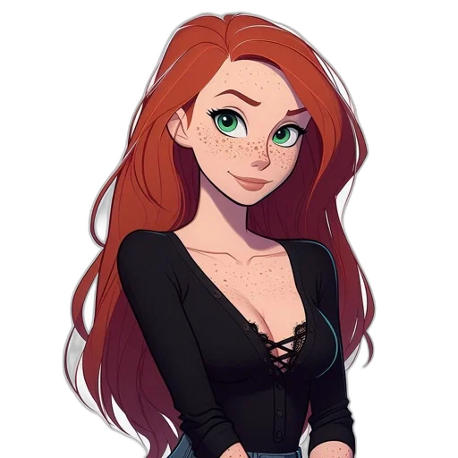dress, staff, jewelry, face transparent PNG cut-out