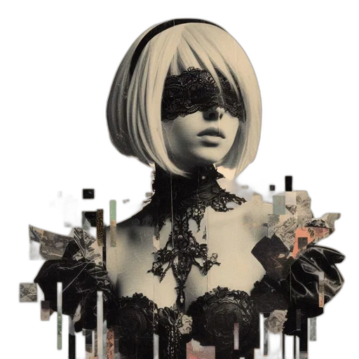 mask, robot, face, dress transparent PNG cut-out