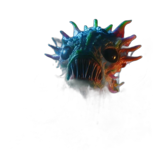 mask, dragon, creature, crown transparent PNG cut-out