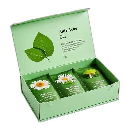 box, anti, acne, gel transparent PNG cut-out