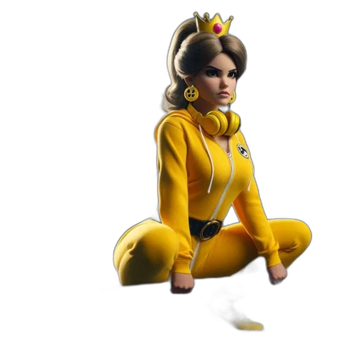 crown, dress, staff, concept art transparent PNG cut-out