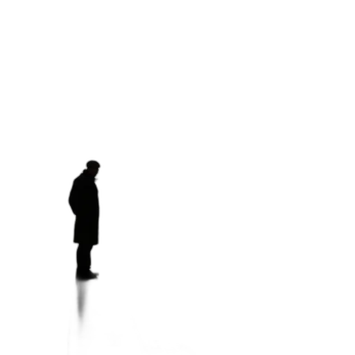 jacket, staff, robot, face transparent PNG cut-out