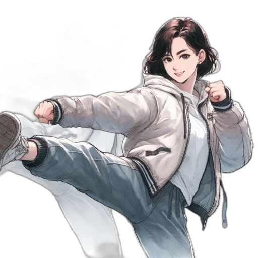 jacket, staff, weapon, sword transparent PNG cut-out