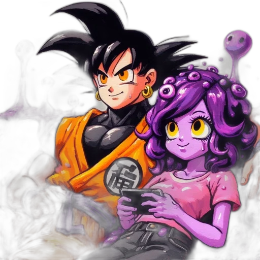 concept art, comic book art, anime, pixel art transparent PNG cut-out