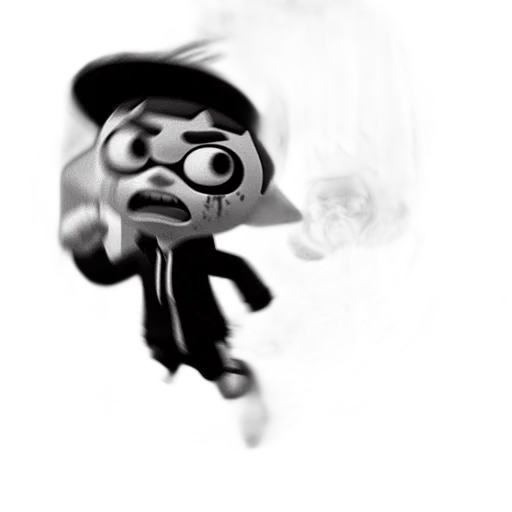mask, creature, staff, weapon transparent PNG cut-out