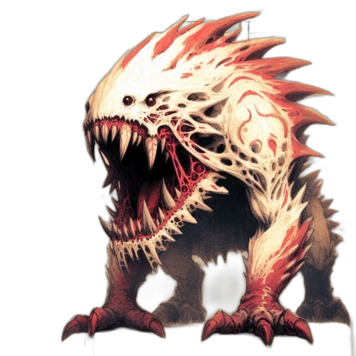 dragon, creature, animal, staff transparent PNG cut-out