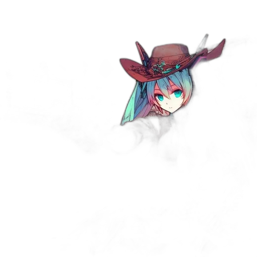 hat, weapon, dragon, staff transparent PNG cut-out