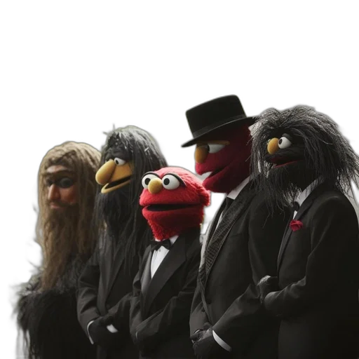 mask, staff, concept art, group transparent PNG cut-out