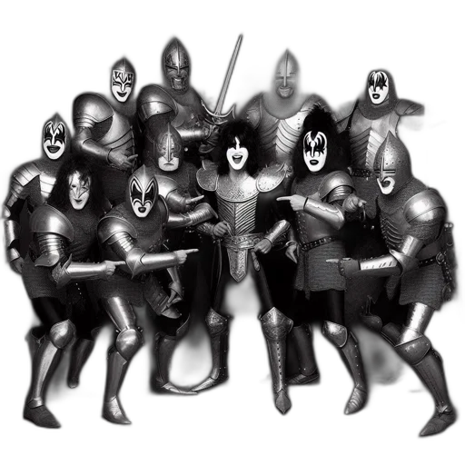 mask, staff, robot, crown transparent PNG cut-out