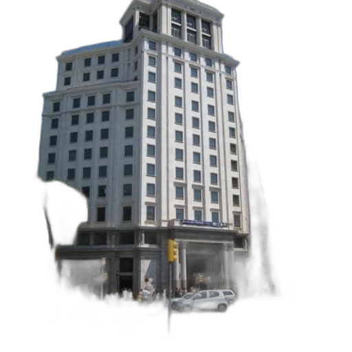 building, staff, weapon, robot transparent PNG cut-out