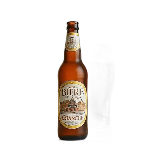 bottle, food, 3d render, beer transparent PNG cut-out