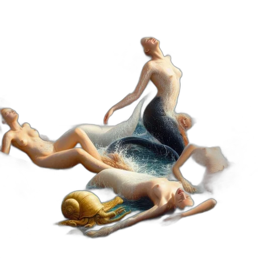 creature, 3d render, concept art, photorealistic transparent PNG cut-out