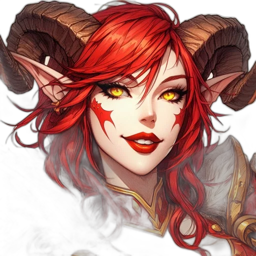 face, dragon, staff, fantasy art transparent PNG cut-out