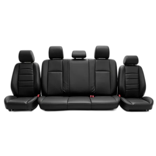car, furniture, set, six transparent PNG cut-out