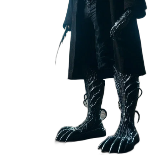 staff, creature, jacket, mask transparent PNG cut-out