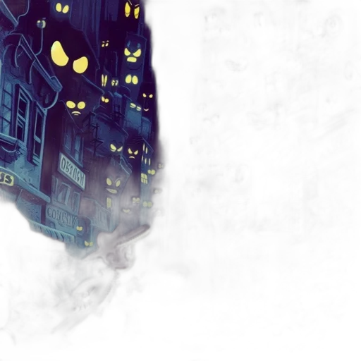 robot, concept art, cyberpunk, comic book art transparent PNG cut-out