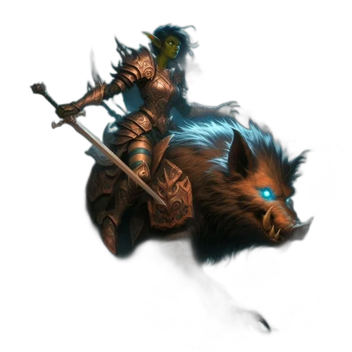 dragon, staff, creature, weapon transparent PNG cut-out
