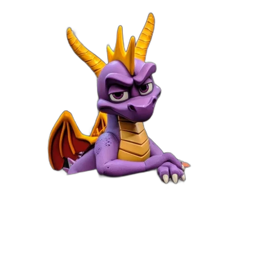 dragon, staff, animal, creature transparent PNG cut-out