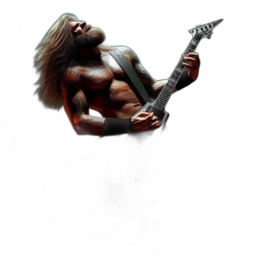 hair, animal, creature, sword transparent PNG cut-out