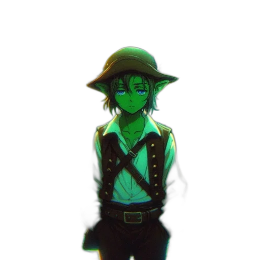staff, hat, mask, jacket transparent PNG cut-out