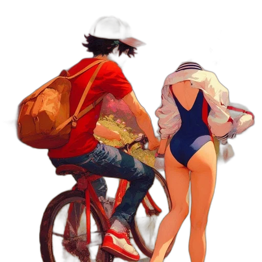 jacket, hat, concept art, anime transparent PNG cut-out