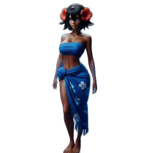 dress, concept art, fantasy art, comic book art transparent PNG cut-out