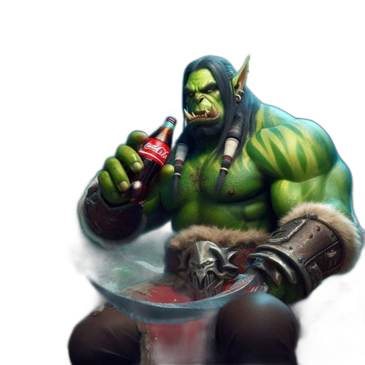 bottle, food, weapon, creature transparent PNG cut-out